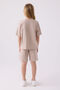 Girl's Brown Bermuda Suit - 5