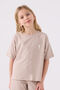 Girl's Brown Bermuda Suit - 2