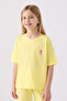 U.S. Polo Assn Girls' Yellow Bermuda Set - 2