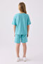 Us Polo Assn Girls' Green Bermuda Set - 5
