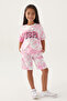 Licensed Batik Purple Girls' Bermuda Set
