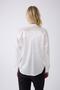 Women's White Satin Shirt - 6
