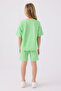 U.S. Polo Assn Girls' Green Bermuda Set - 5