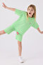 U.S. Polo Assn Girls' Green Bermuda Set - 3