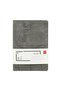 Faux Leather Portrait Patterned Gray A5 96 Yp. Lined Notebook N126L