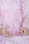 Baby Girl Dress Long Sleeve Tulle Tutu Starry Birthday Special Day Party Wedding Girl Kids Dress - 4