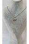 Women's Stainless Steel Zircon Stone Cherry Necklace - Elegant and Durable Jewelry Model - 2