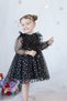 Baby Girl Dress Long Sleeve Tulle Tutu Starry Birthday Special Day Party Wedding Girl Kids Dress - 7