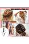 Hair Bun Making and Hair Braiding Tool Set Bun Clip Set - 5
