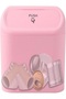 Auto Accessory Car Trash Can Portable In-Car Portable Organizer with Lid Trash Can Pink - 7