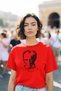 Stil-X Ataturk Printed Circular Neck 100% Cotton Women's T-Shirt