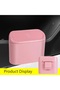 Auto Accessory Car Trash Can Portable In-Car Portable Organizer with Lid Trash Can Pink - 5