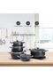 Non-Stick Cookware Set | Unbeatable Prices 5 Pieces with Glass Lids - 3