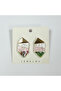 Gold Color Geometric Stone Colorful Earrings