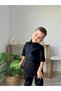 Baby Kids Black Short Sleeve Pantalon Shirt Set 1-5 Years - 3
