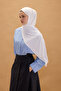 Bamboo Combed Shawl - White - 2