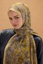 Paradise Kash Shawl - Yellow Gray - 3