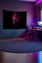Demon Slayer Neon Horizontal Wall Covering – Anime Themed Quality Fabric Room Decor Tapestry Wall Carpet - 2