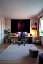 Demon Slayer Neon Horizontal Wall Covering – Anime Themed Quality Fabric Room Decor Tapestry Wall Carpet - 3