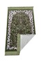 Green Prayer Rug with Masjid al-Nabawi Rawdah Motif - 2