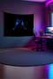 Demon Slayer Neon Horizontal Wall Covering – Anime Themed Quality Fabric Room Decor Tapestry Wall Carpet - 2