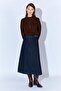 Women's Rins Washed Side Buckle Anvalop Jean Skirt