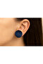 Ring Velvet Wrapped Earrings