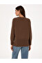 Brown Comfort Fit Wool Blend Sweater 50316659-Vr029 - 5