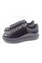Large Size Black Patent Leather Shoes - 3