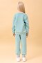 Girl's Basic Heart Applique Seasonal Top and Bottom Set Çağla - 3