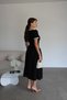 Slim Fit Pearl Detail Midi Length Premium Tweed Dress - 6