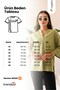Women's Green Relaxed Fit Button down Shirt/Kimono – Lightweight Fabric, Stylish and Casual – Women's Shirt - 5