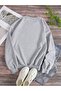 Unisex Sweet Girl Cherry Printed Oversize Sweatshirt - 3