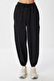 Loose Comfortable Two Thread Knitted Sweatpants Len0034 Black - 4