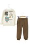 Boys' Printed Sweatshirt and Sweatpants Set - 6