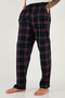 Cotton Regular Fit Regular Waist Straight Leg Pajama Bottoms with Pockets Men's Pajama Bottoms 6574003 - 5