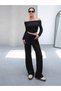 Women's Madonna Collar Cropped Trendy Bubble Suit