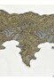 Metallic Glitter Guipure Applique Ribbon – 25 cm Width – 1 Meter (6 Appliques) - 3