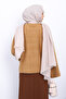 Biscuit Crew Neck Oversize Angora Soft Knit Sweater - 4