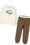 Boys' Printed Sweatshirt and Sweatpants Set - 5
