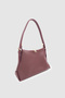 Perli Adjustable Strap Zippered Hand, Arm and Shoulder Bag Burgundy - 3