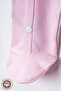 Unisex Happy Printed 0-6 Months Combed Organic Cotton Baby Romper with Booties - 5