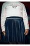 Winter Girls' Shiny Skirt - Black - 2
