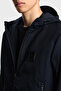 With Logo Regular Fit Hooded Coat Men's Coat Em003417 Af18264 Ub118 - 4