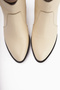 Ubax Genuine Leather Beige Heeled Women's Boots - 3