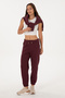 Women's Burgundy Jogger Sweatpants 50307736-Vr177 - 3