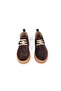 263271 Three Lace-Up Men's Casual Boots - Dark Brown - 3
