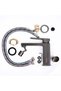 TRENDY'S bidet mixer, rectangular design, gray - 5