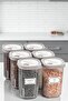 Miya 6-Pack 360 °   Spice Jar Set with Flip Lid Kitchen Organizer with Airtight Lids Keeps Fresh - 2