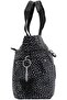 Shoulder Bag, Compact Zip-Top Tote in Water-Resistant Oxford, Front & Side Pocket - 6